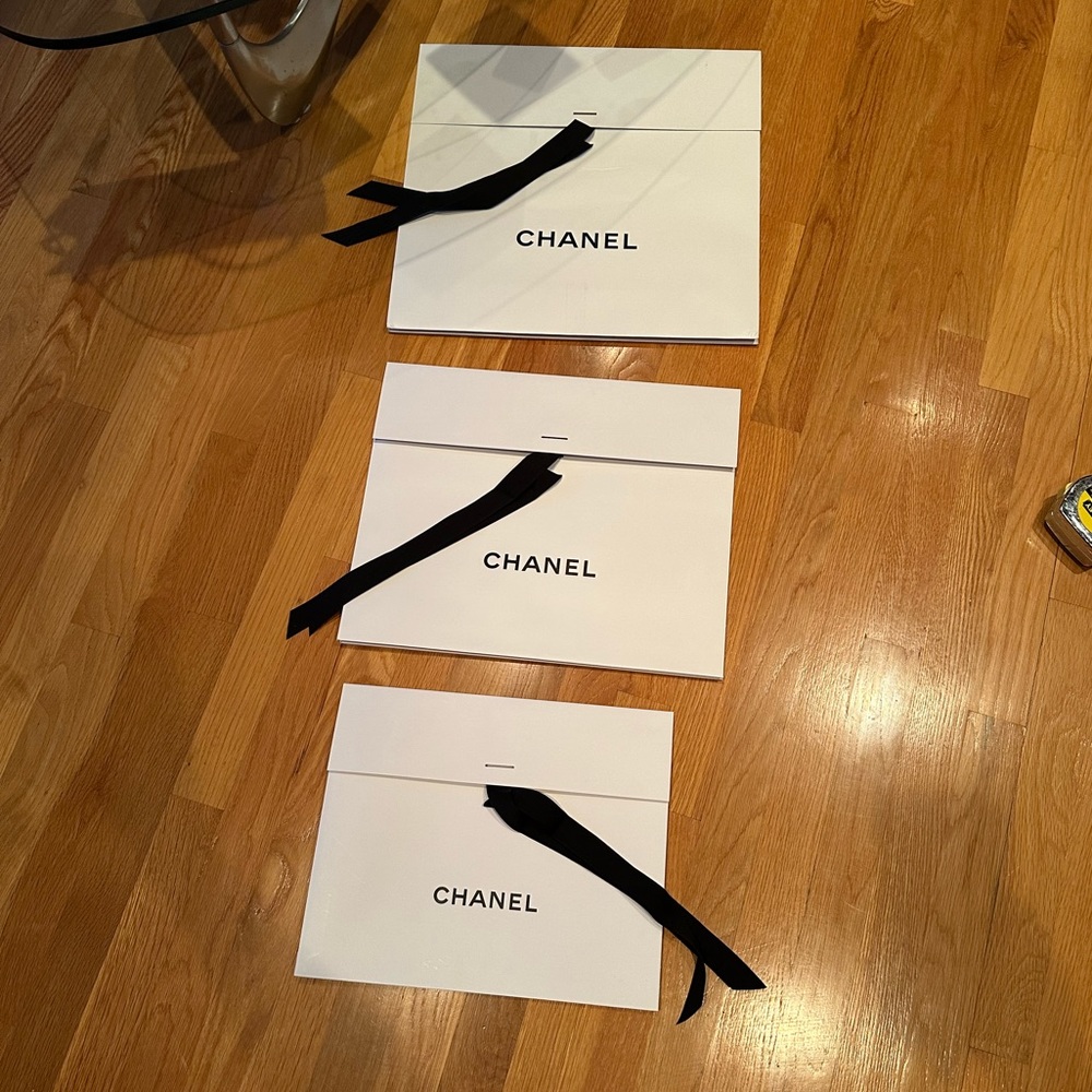 Chanel storage decorative shopping bags set